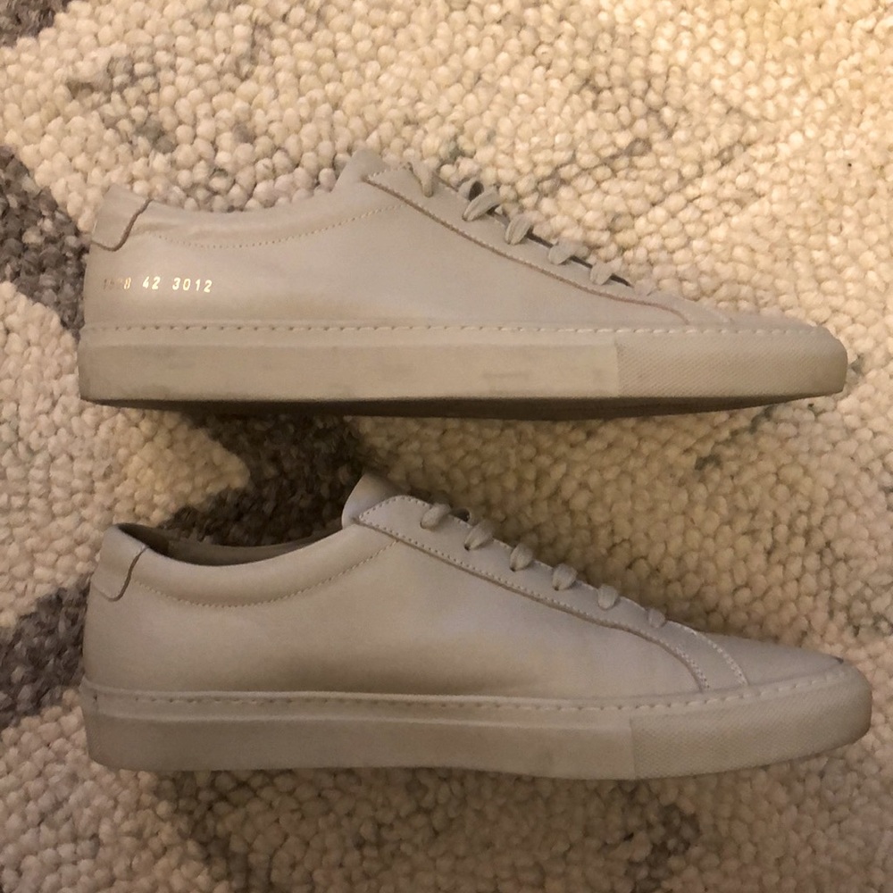 COMMON PROJECTS ORIGINAL ACHILLES, CARTA, UK8 EU42